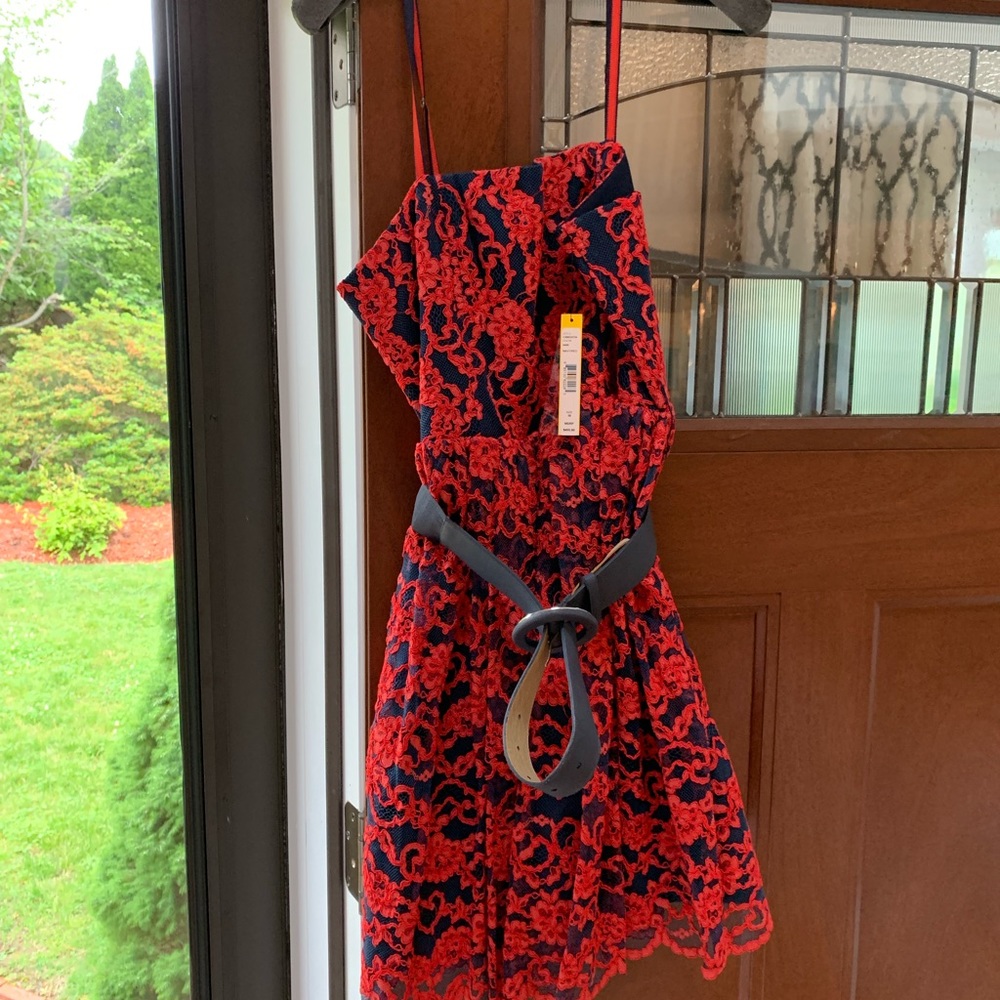 Alice and Olivia Belted Dress